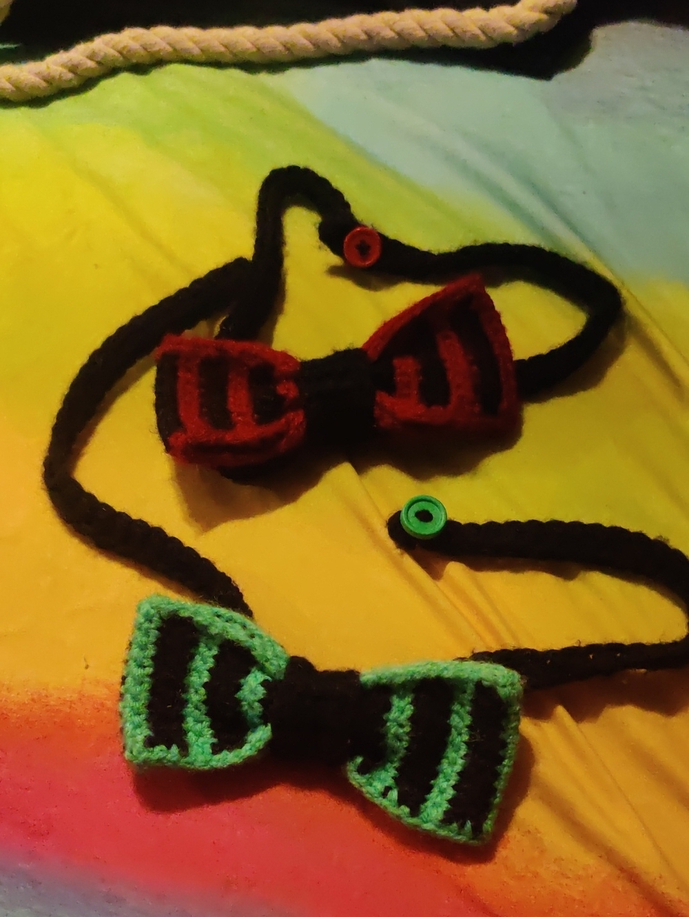 Handmade  Crochet Bow Ties